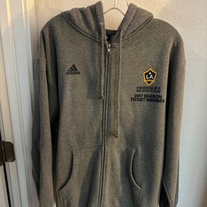 LA Galaxy Season Ticket Member Zip Up Hoodie